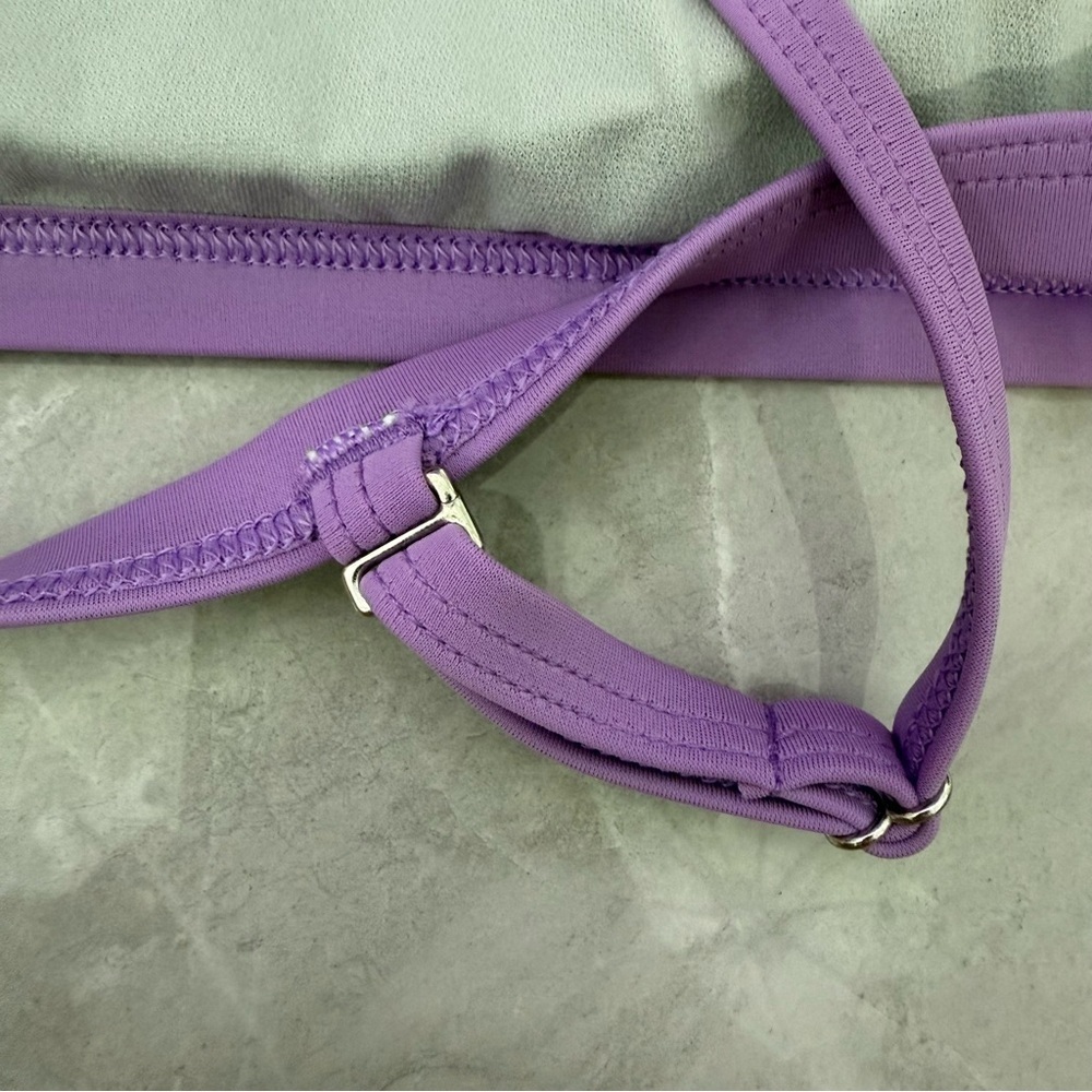 Women’s Speedo Triangle Bikini Top Adjustable Straps UPF 50+ Removable Pads XL - Picture 8 of 16